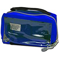 GIMA - Funda cuadrada E1 con ventana y asa- azul- 1